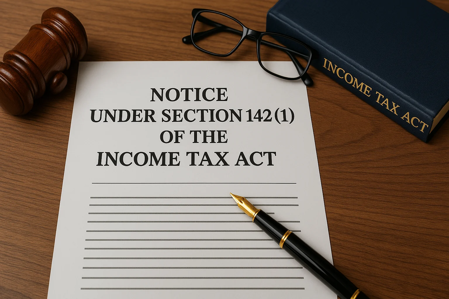 Understanding Notice Under Section 142(1) of the Income Tax Act: A Complete Guide